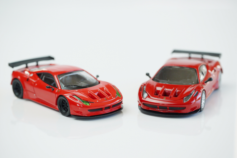 Illustration for article titled Kyosho Ferrari 9 1/64 #70 - Project Prancing Horse #70 - 2011 Ferrari Italia GT2